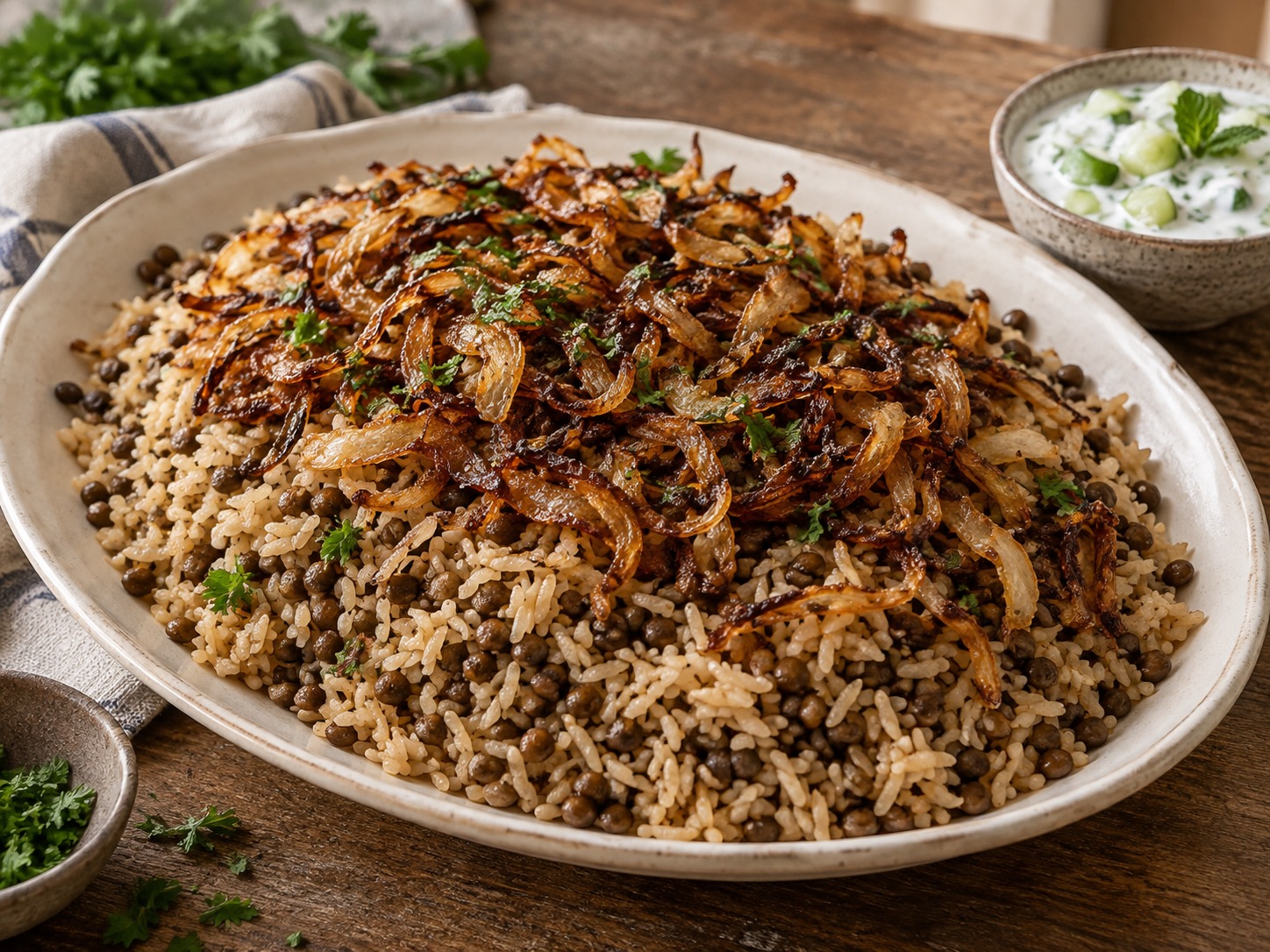 Caramelized Onion Mujadara