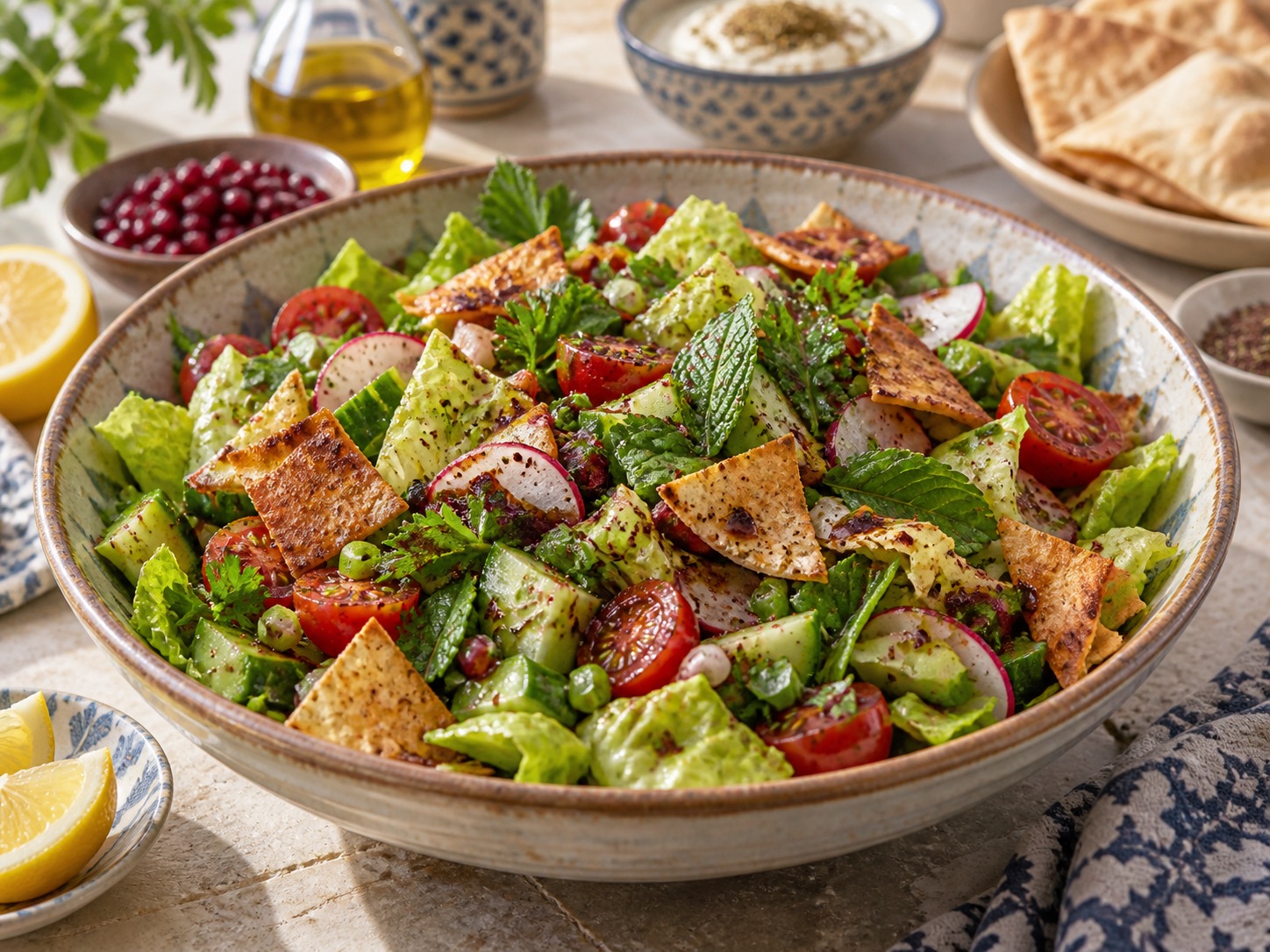 Crunchy Fattoush Salad