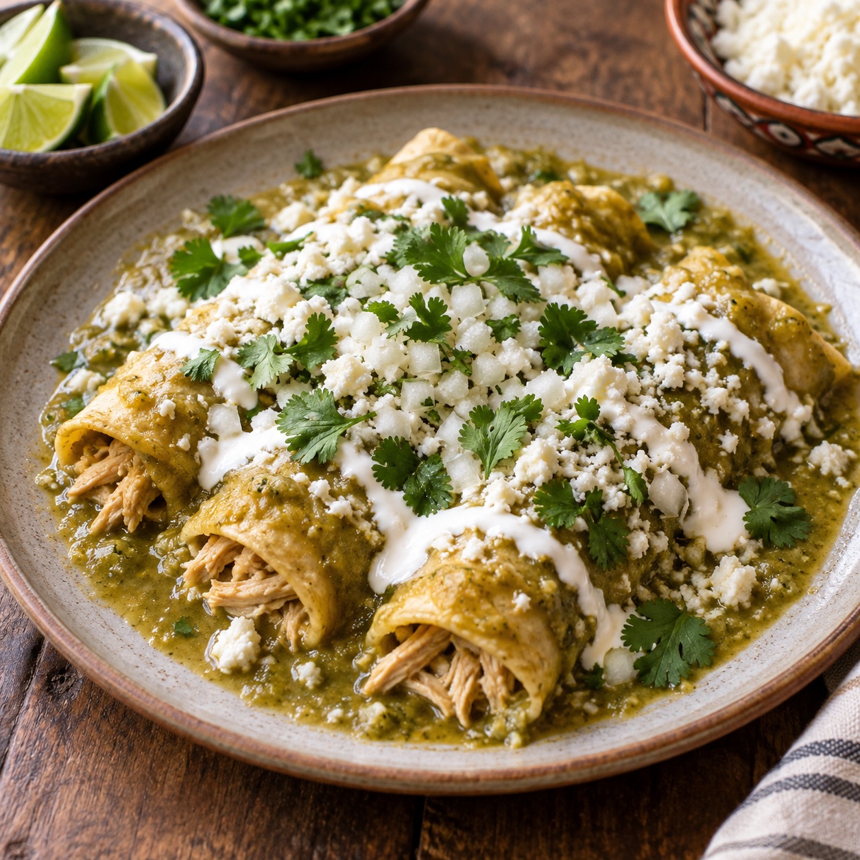 Enchiladas Verdes
