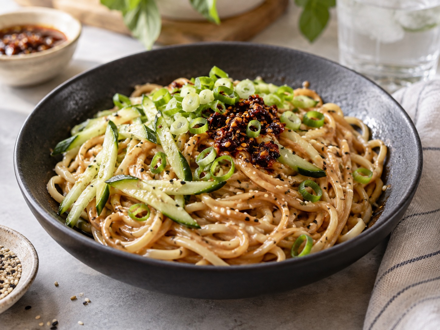 Fifteen-Minute Sesame Noodles