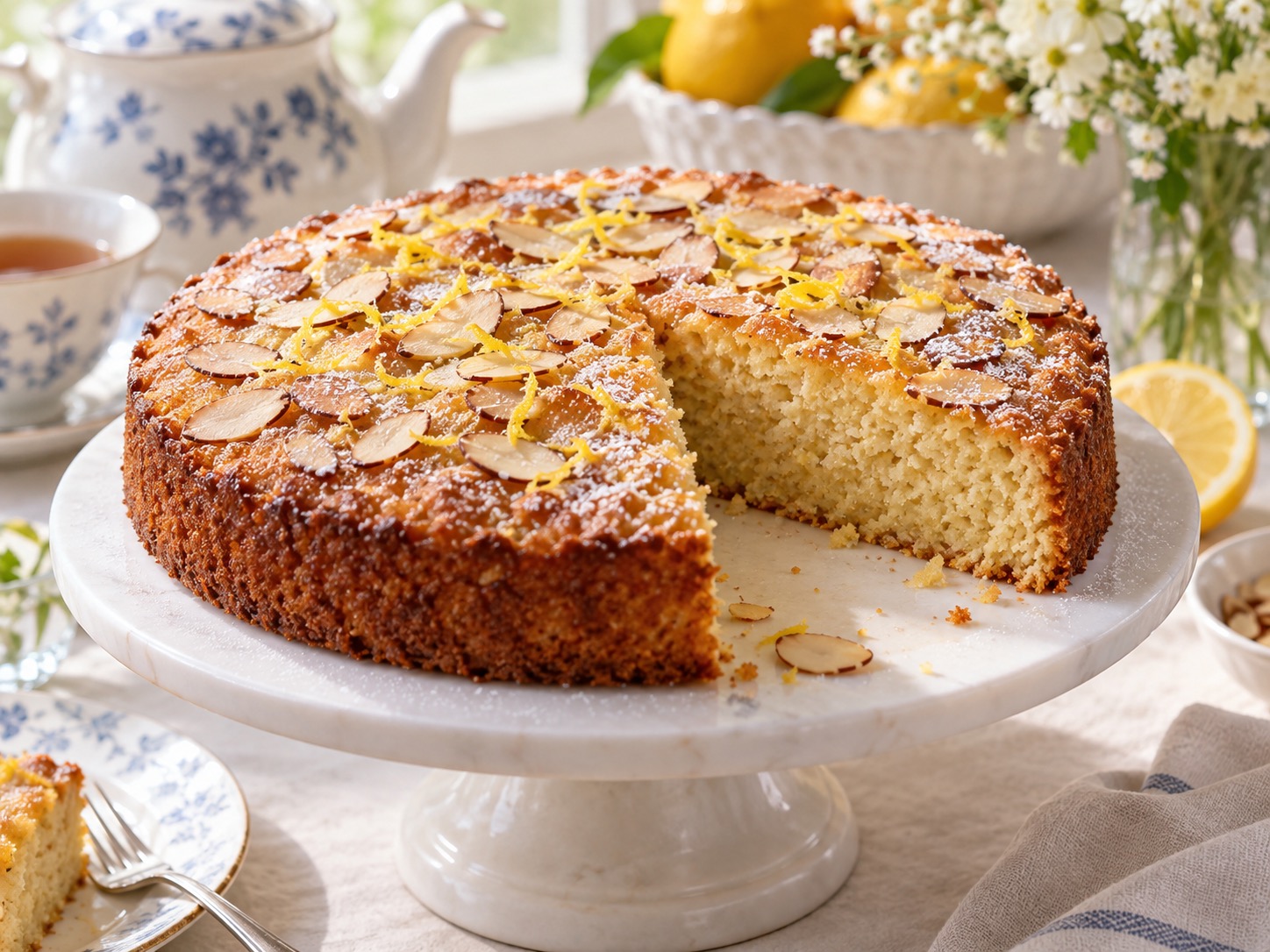 Flourless Lemon Almond Cake