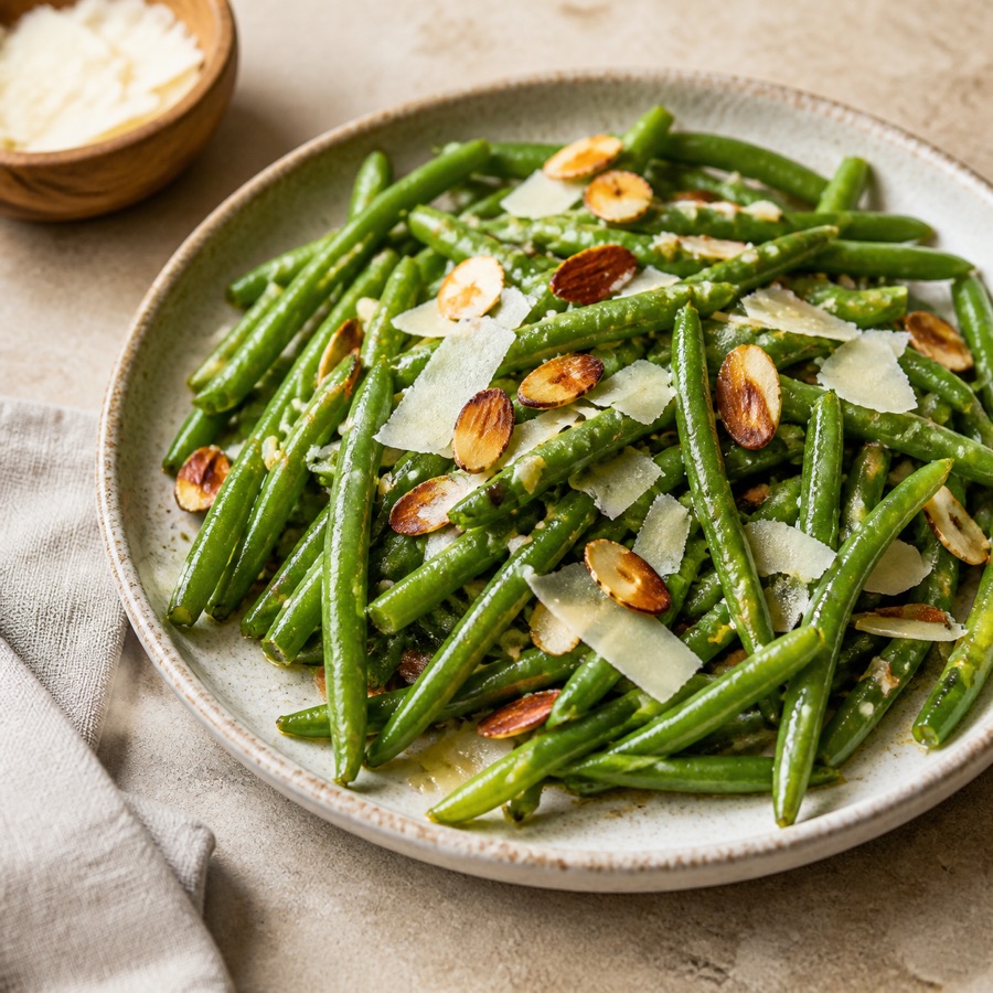 Garlic Parmesan Green Beans