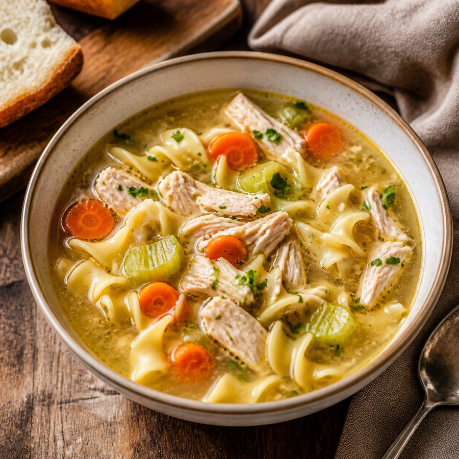 Homestyle Chicken Noodle Soup