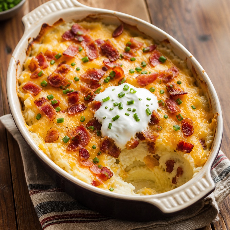 Loaded Baked Potato Casserole