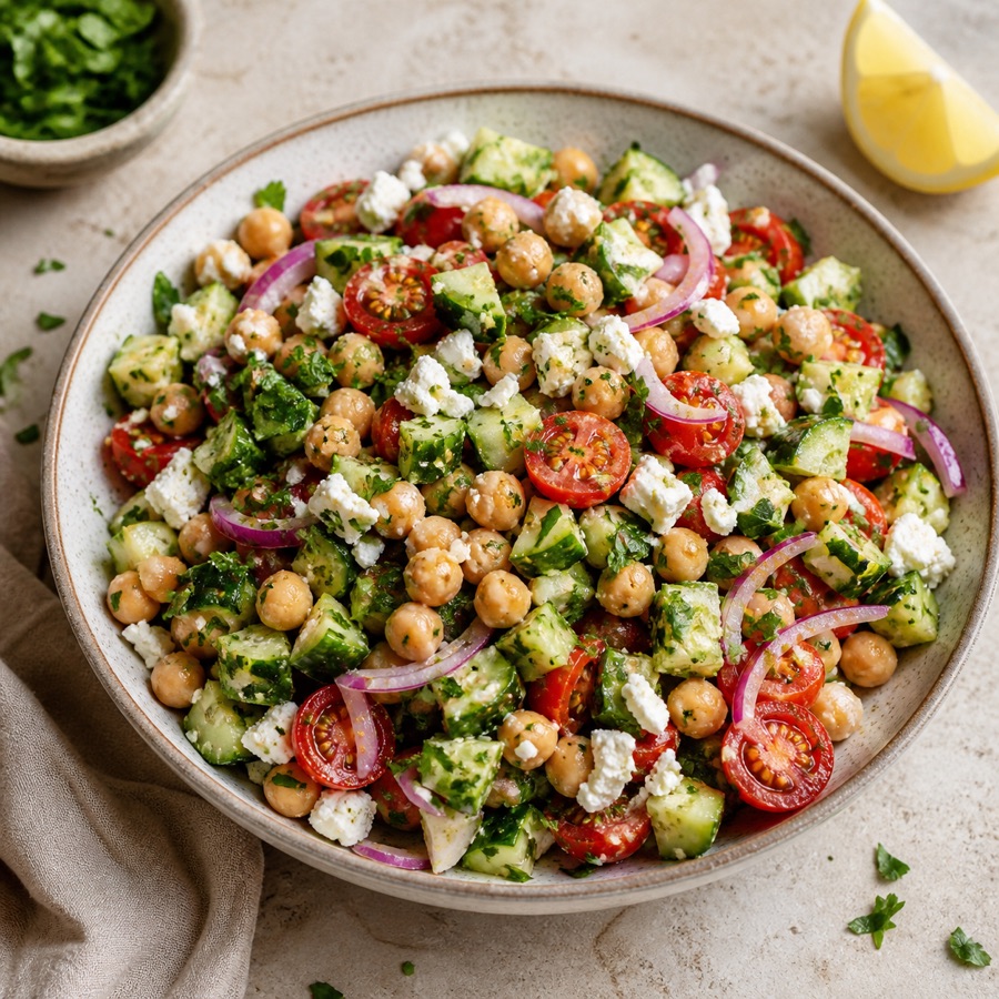 Mediterranean Chickpea Salad