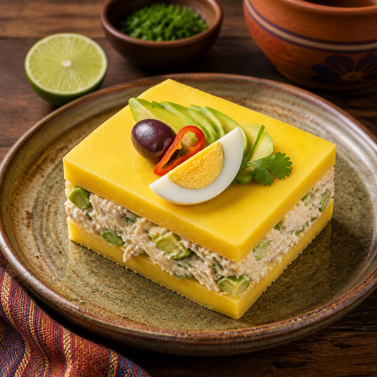 Peruvian Causa Limeña