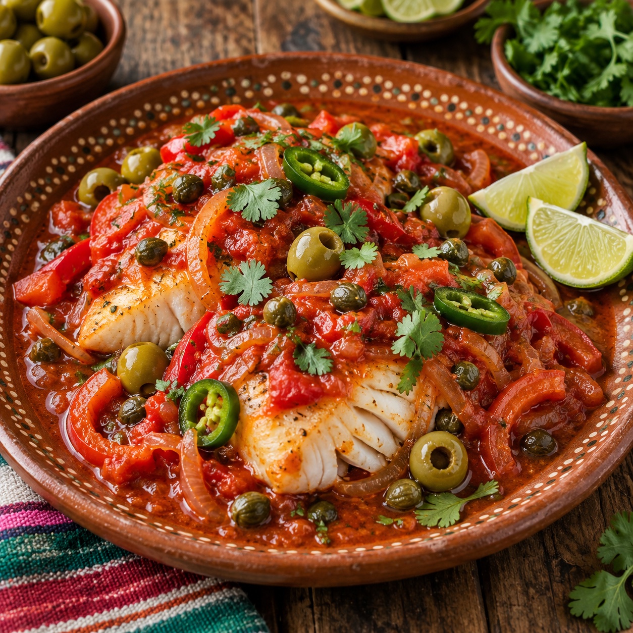 Pescado a la Veracruzana