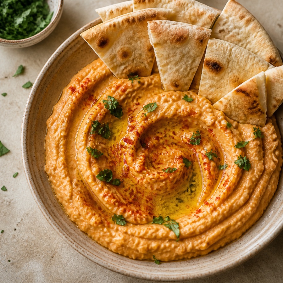 Roasted Red Pepper Hummus