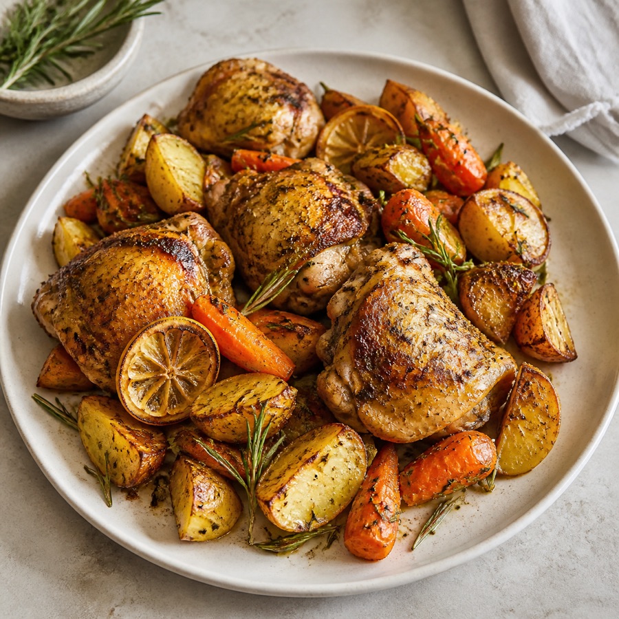 Sheet Pan Chicken and Potatoes