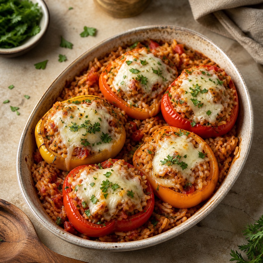 Vegetarian Stuffed Peppers