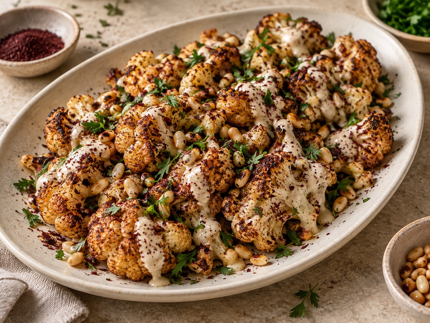 Sumac Roasted Cauliflower